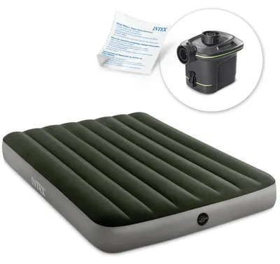 Produktbild von Aufblasbare Matratze 191x137x25 cm mit elektrischer Pumpe INTEX 64778