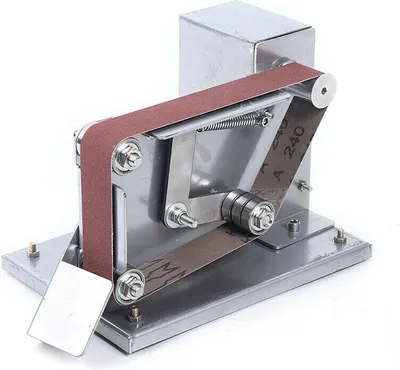 Zdjęcie produktu dla Mini elektryczna szlifierka taśmowa DIY z taśmą szlifierską 10x30 mm