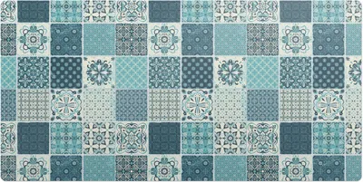 Produktbild von Fliesenmosaik– Schreibtischunterlage – Schreibtisch Tischunterlage – 120x60 cm – Unterlage Groß Schreibtischmatte