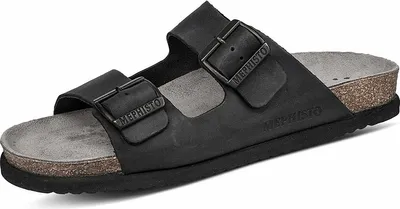 Produktbild von Mephisto Nerio black Pantolette Schwarz in Gr. 39