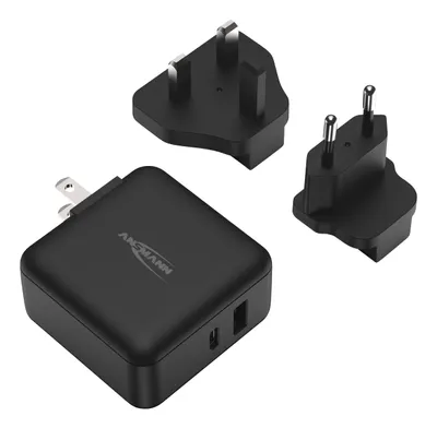 Immagine prodotto di ANSMANN Caricatore USB da viaggio 30W Carica rapida Adattatore da viaggio universale Adattatore da viaggio Spina da viaggio
