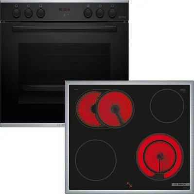 Produktbild von Bosch ATMKHERD2 Exclusiv Serie 4 Herdset HEA2130B3 +NKN64RGA2E 256478 + 259971