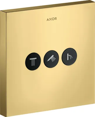 Image de hansgrohe AXOR Starck ShowerSelect Robinet carré encastré pour 3 consommateurs, 36717990