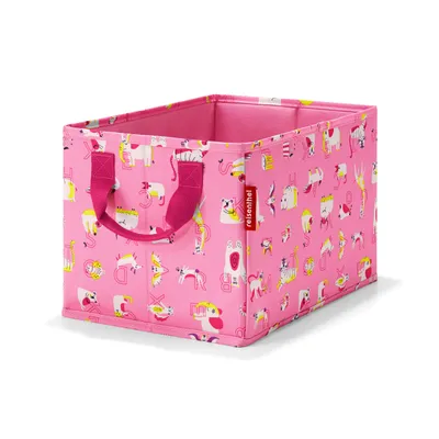 Produktbild von reisenthel storagebox kids, Aufbewahrungsbox, Stoffbox, Kiste, Polyestergewebe, ABC Friends Pink, 18 L, IY3066