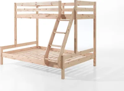 Produktbild von Bett Etagenbett Familienbett Martin Kiefer Natur 90x200 cm