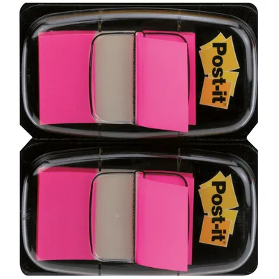 Produktbild von Post-It 7100134785, Rechteck, Pink, Papier, 23,8 mm, 43,2 mm, 50 Blätter