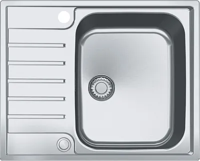 Produktbild von Franke Maris Argos Flächenb. Edelstahlspüle AGX 211-62 Druckknopf Edelstahl ab 45 cm 127.0476.450 - inkl.