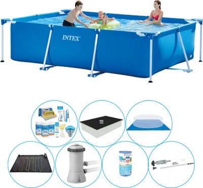 Obrázek produktu pro Rámový bazén Intex Rechteckig 300x200x75 cm - Bazénová super sada