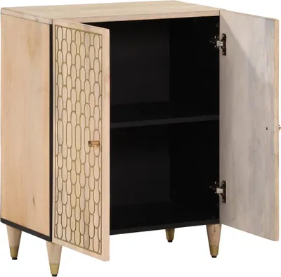 Zdjęcie produktu dla vidaXL Szafka boczna 60x33x75 cm z litego drewna mango