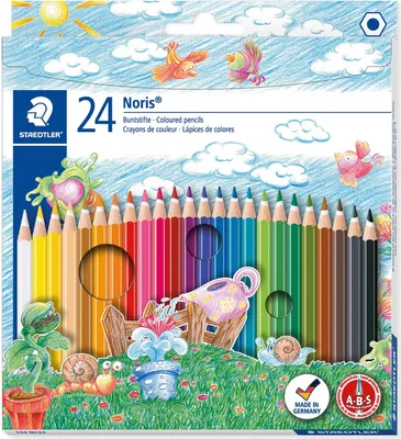 Image de Staedtler Set 24 matite colorate Boîte en papier