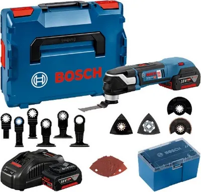 Produktbild von Bosch 0 601 8B6 003, Schneiden, Schleifen, Sägen, Schwarz, Blau, 8000 OPM, 20000 OPM, 1,4°, Akku