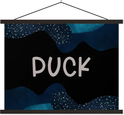 Produktbild von MuchoWow® Textilposter Puck - Pastell - Mädchen 150x113 cm mit schwarzem Rahmen - Wohnzimmer