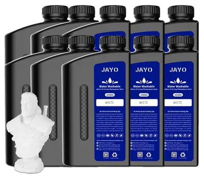Image de Résine d'impression 3D JAYO, haute précision, durcissement rapide, lavable à l'eau - 10 kg