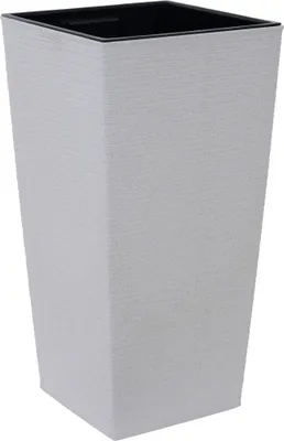 Produktbild von SIENA GARDEN Pflanzgefäße NIZZA GROOVE creme Rillenoptik, 40 x 75 cm