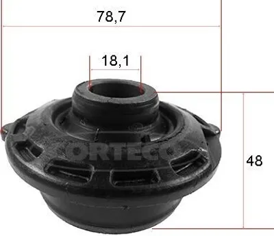 Produktbild von Lagerung Lenker für CITROËN C3 I Schrägheck (FC, FN) Vorne 49371621 CORTECO