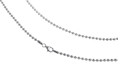 Produktbild von SILBERKETTEN STORE Bauchkette Kugelkette, geschliffen 3mm - 925 Silber, Länge wählbar - 80cm
