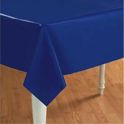 Produktbild von Unique Party - Rechteckig - Tischdecke für Party, Kunststoff SG21940 (137 cm x 274 cm) (Marineblau)