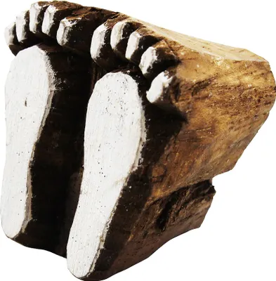 Produktbild von Stempel aus Holz - Füße - 3 cm - Holzstempel