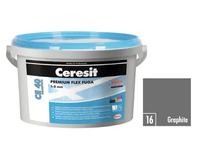 Obrázok produktu pre Škárovacia hmota Ceresit 40 2 kg odtieň Graphite