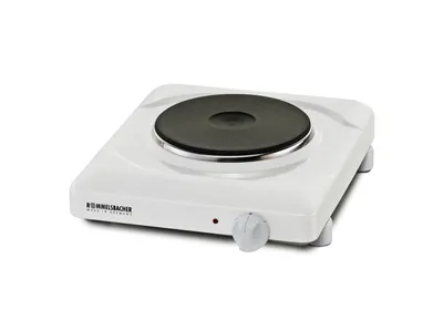 Produktbild von Einzelkochplatte THS 1590, langlebige Gussheizplatte, emailliertes Gehäuse, leistungsgesteuerte Regelung über 7-Takt-Schalter, 1 Heizplatte: 180 mm Ø, 1500 Watt