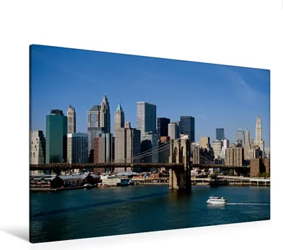 Produktbild von Calvendo Textil-Leinwand 120 cm x 80 cm quer Skyline Manhattan, New York, USA, Grosskopf Rainer; 7322493
