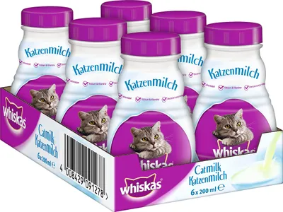 Zdjęcie produktu dla WHISKAS® Mleko dla kotów 6 x 200ml