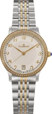 A product shot of a women's wristwatch.