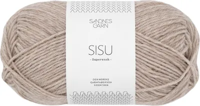 Produktbild von Sandnes Sisu 50g - Norweger Wolle 2650 beige mottled