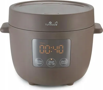 Zdjęcie produktu dla Mini ryżowar Asia 0.45L misa ceramiczna LED 7 funkcji 220V