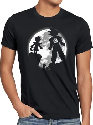 Produktbild von style3 Saiyajin Vollmond Herren T-Shirt anime vegeta son-goku dragon