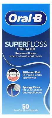 Productafbeelding van Oral-B Superfloss Regular Threader (50 stuks)