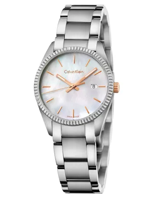 Produktbild von Calvin Klein Damen-Armbanduhr Analog Quarz Edelstahl K5R33B4G