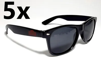 Produktbild von Desperados Sonnenbrille Nerd Brille UV 400 Schutz - 5er Set