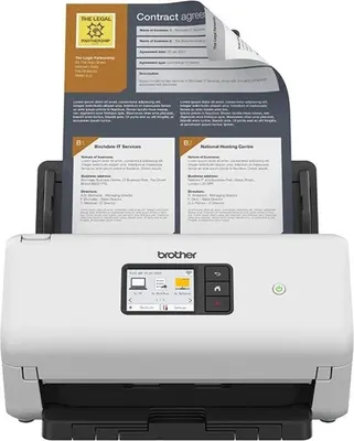 Produktbild von Brother ADS-4700W, 355,6 x 215,9 mm, 600 x 600 DPI, 1200 x 1200 DPI, 48 Bit, 24 Bit, 8 Bit