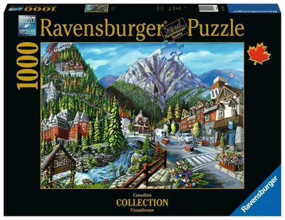 Obrázek produktu pro Puzzle 1000el Vítejte v Banffu 164813 RAVENSBURGER