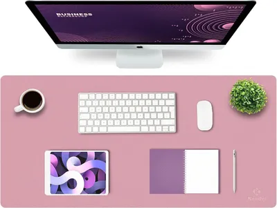 Produktbild von Wasserdichte Tischunterlage 90x43cm PVC Laptop Schreibunterlage doppelseitig