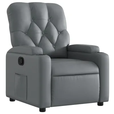Obrázok produktu pre VidaXL 372506, Umelá koža, Šedá, Pena, 110 kg, 740 mm, 865 mm