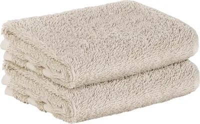 Obrázek produktu pro StickandShine, sada 2 ks prémiových froté ručníků pro hosty, 30 x 50 cm, barva pískově krémová, gramáž 500 g/m², 100 % bavlna