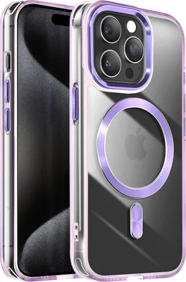 Produktbild von Avizar, MagSafe Hülle für Apple iPhone 15 Pro Max Cristal Color, Violett
