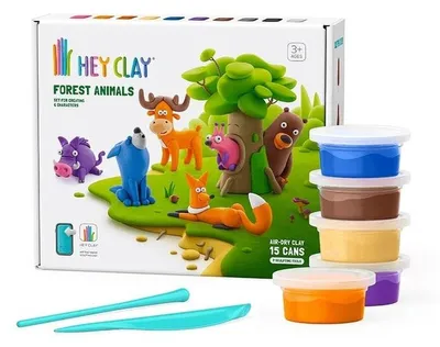 Zdjęcie produktu dla Hey Clay - Zwierzęta leśne + akcesoria