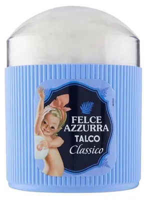 Produktbild von Felce Azzurra Paglieri Felce Azzurra Talco Classico con Piumino Körperpuder Klassisch Talkum mit Schwämmchen 250g