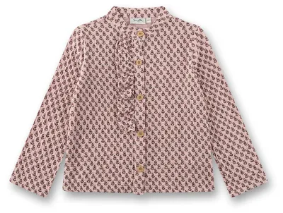 Produktbild von Sanetta Pure Mädchen-Bluse rosa Blumen aus Musselin 80