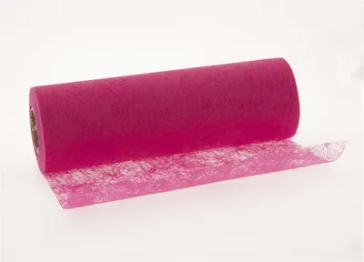 Produktbild von 20m Vlies Tischband B23cm Tischläufer Tischdeko Hochzeit Kommunion Konfirmation, Farbe:fuchsia