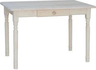 Immagine prodotto di Tavolo II con cassetto in legno di pino massiccio non trattato 130 x 70 cm