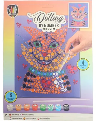 Produktbild von Grafix Malset Punktmalerei 20x25 cm für Kinder