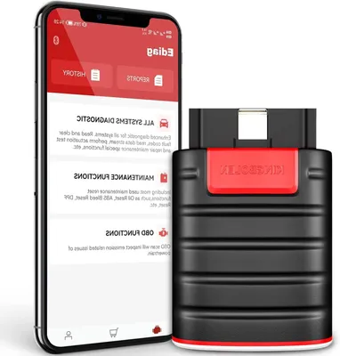 Obrázek produktu pro Diagnostický nástroj OBD2 - Diagnostický skener pro automobily - Čtečka chybových kódů - Čtečka kódů ECU - Bluetooth adaptér