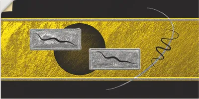 Produktbild von ARTland Wandbild, selbstklebend Abstrakt III Größe: 100x50 cm