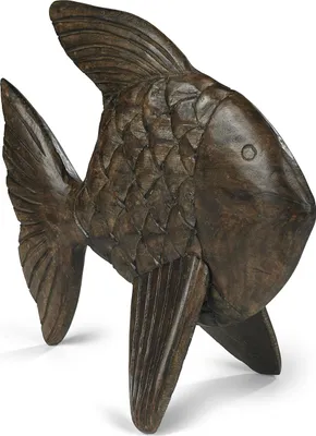 Zdjęcie produktu dla Rzeźba figurka ryby 38 x 15 x 34 cm