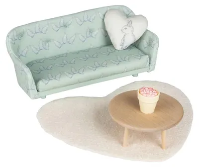 Produktbild von Lundby Set: Wohnzimmerbank mit Kissen
