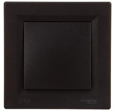 Image de Interrupteur unipolaire IP44 avec boîtier anthracite, modèle EPH0100271